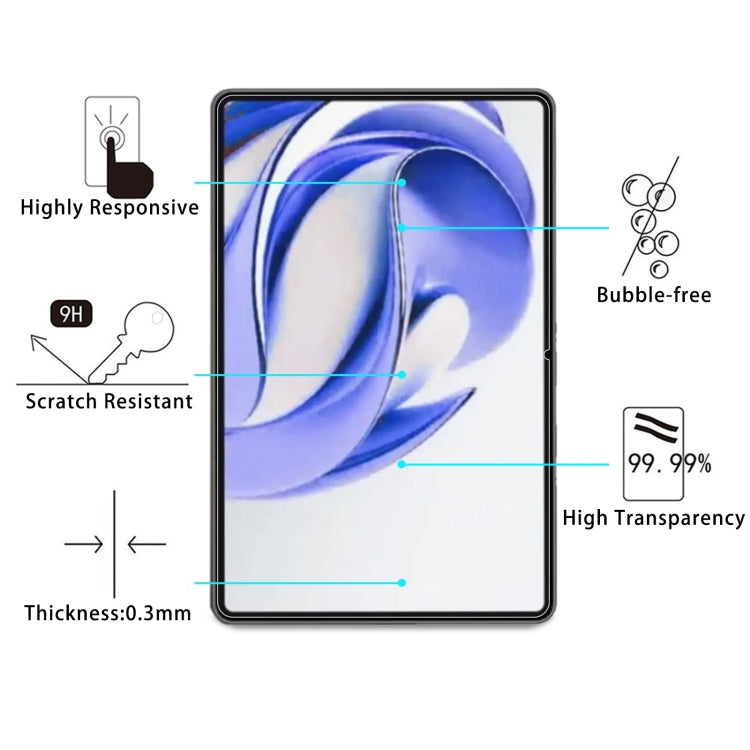For ZTE Axon Pad 25pcs 9H 0.3mm Explosion-proof Tempered Glass Film