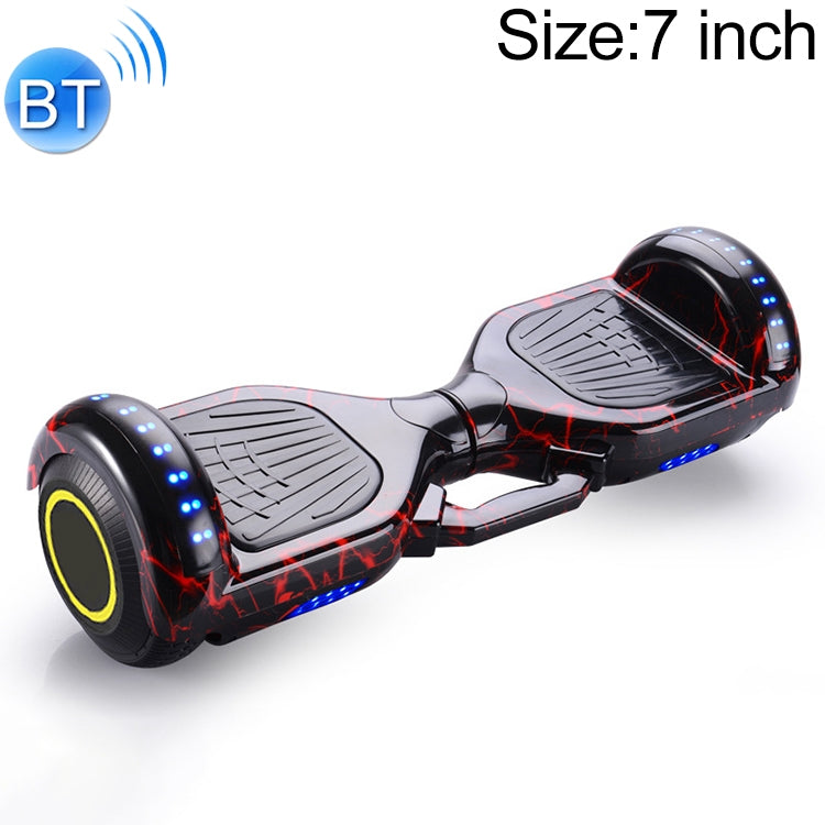 Bluetooth Marquee Light Electric Balance Car Scooter for Children and Adult, with 7 inch Non-luminous Wheels