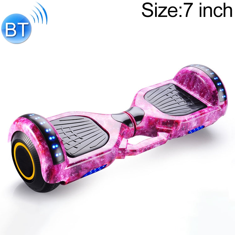 Bluetooth Marquee Light Electric Balance Car Scooter for Children and Adult, with 7 inch Non-luminous Wheels