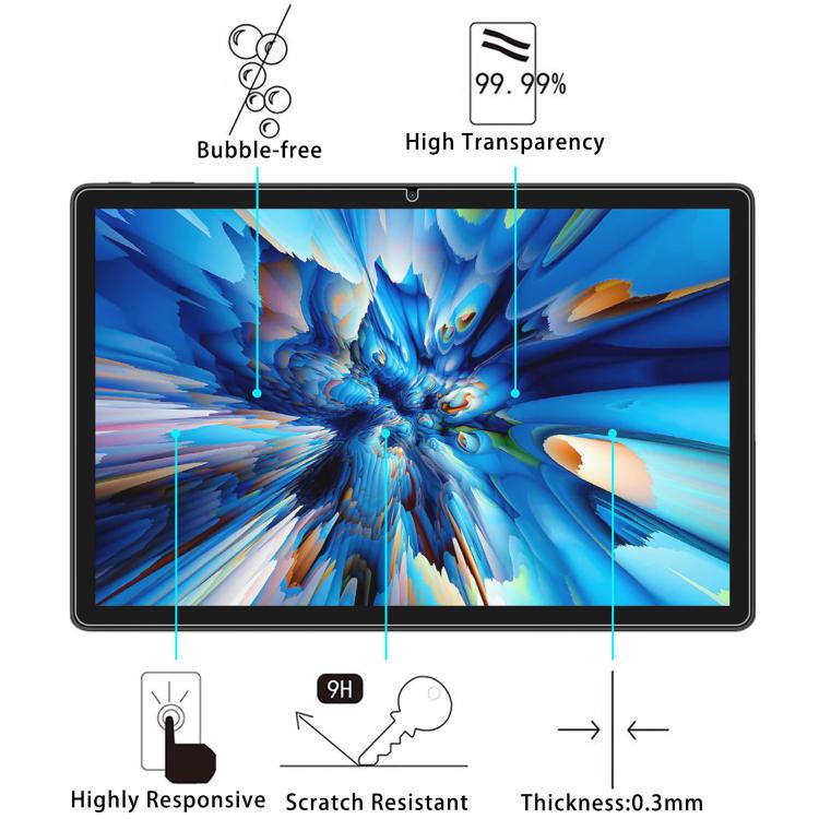 For Blackview MEGA 8 13 inch 9H 0.3mm Explosion-proof Tempered Glass Film
