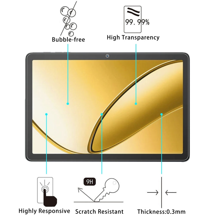For Blackview Tab 60 Pro 10.1 2pcs 9H 0.3mm Explosion-proof Tempered Glass Film