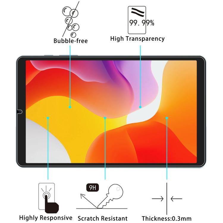 For Blackview Link 2 8.68 2pcs 9H 0.3mm Explosion-proof Tempered Glass Film