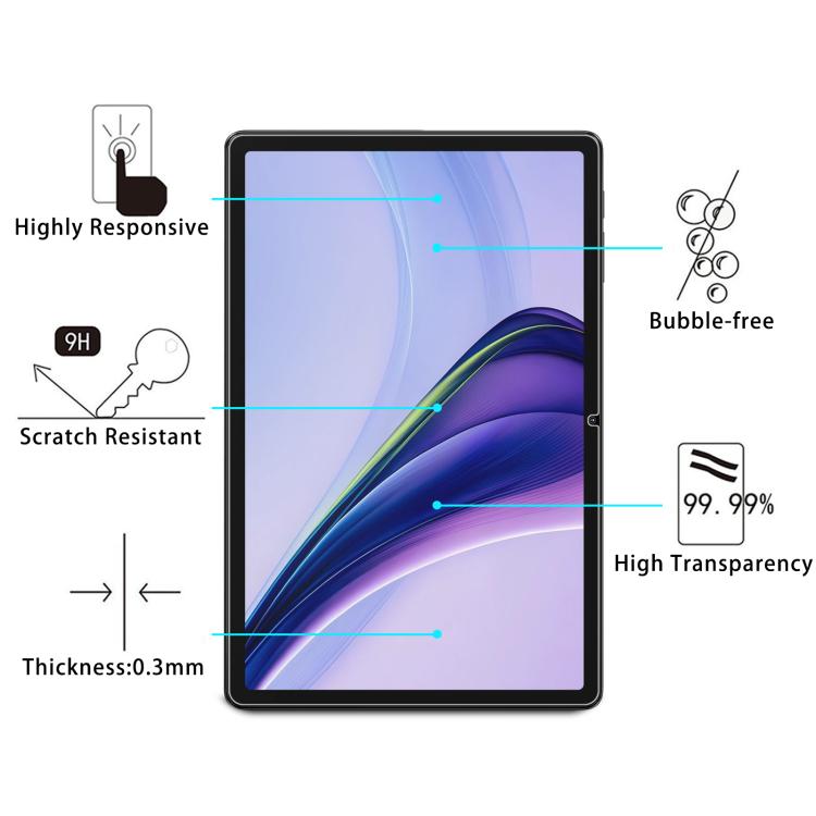 For Blackview ZENO 5 2pcs 9H 0.3mm Explosion-proof Tempered Glass Film
