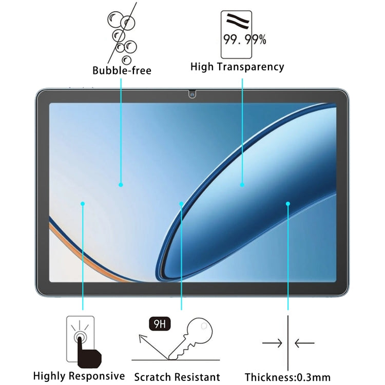 For Blackview Tab 60 WiFi 10.1 25pcs 9H 0.3mm Explosion-proof Tempered Glass Film