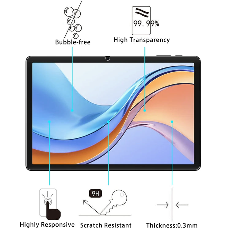 For HOTWAV Pad 11 2pcs 9H 0.3mm Explosion-proof Tempered Glass Film
