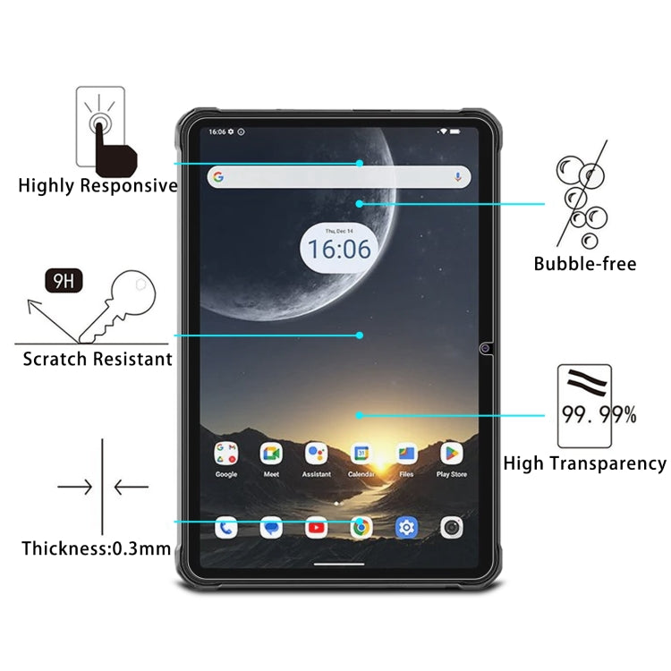 For HOTWAV Tab R7 25pcs 9H 0.3mm Explosion-proof Tempered Glass Film