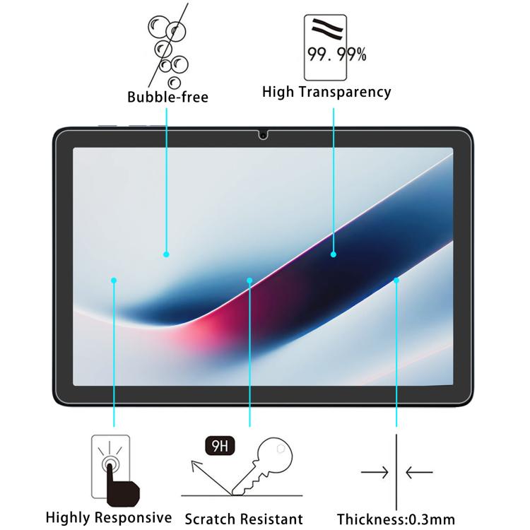 For HOTWAV Pad 13 Pro 10.1 inch 25pcs 9H 0.3mm Explosion-proof Tempered Glass Film
