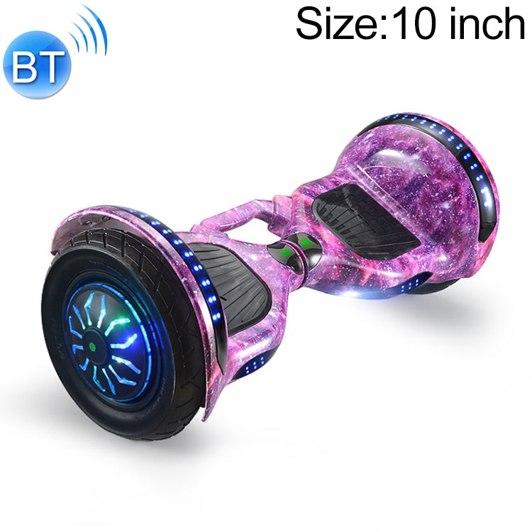 Bluetooth Marquee Light Electric Balance Car Scooter for Children and Adult, with 10 inch Luminous Wheels