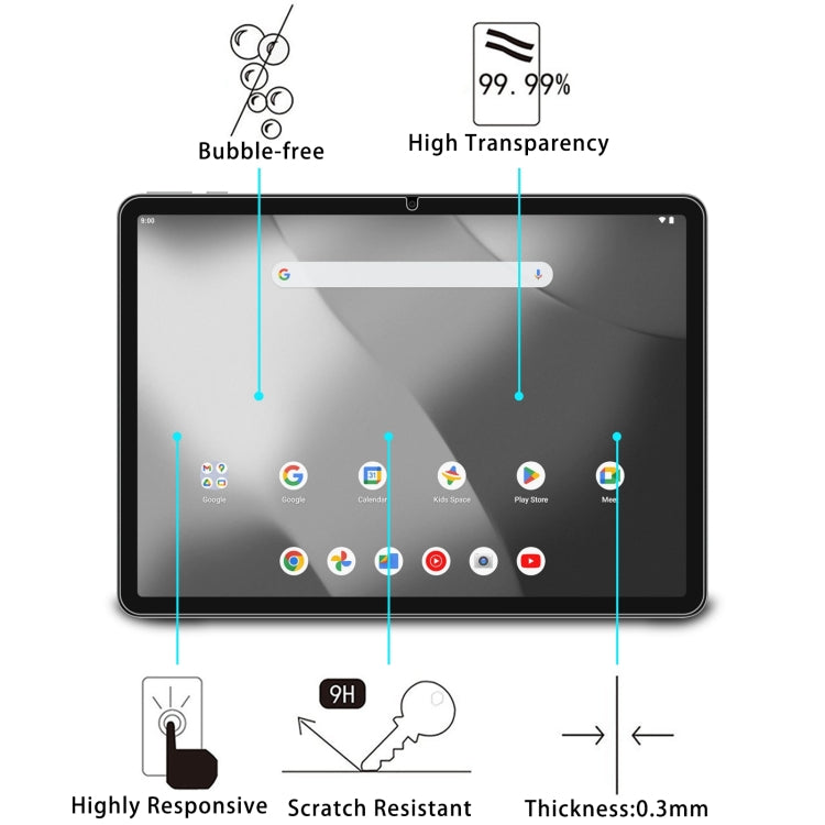 For Walmart Onn Tablet Pro / Feonal Tablet 9H 0.3mm Explosion-proof Tempered Glass Film