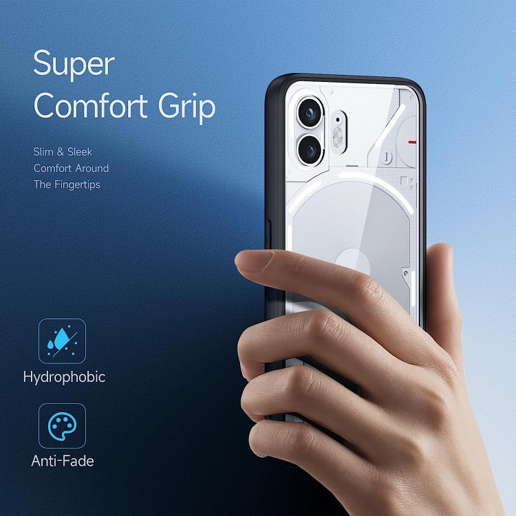For Nothing Phone 2 Frosted TPU Shockproof Protective Phone Case(Black)