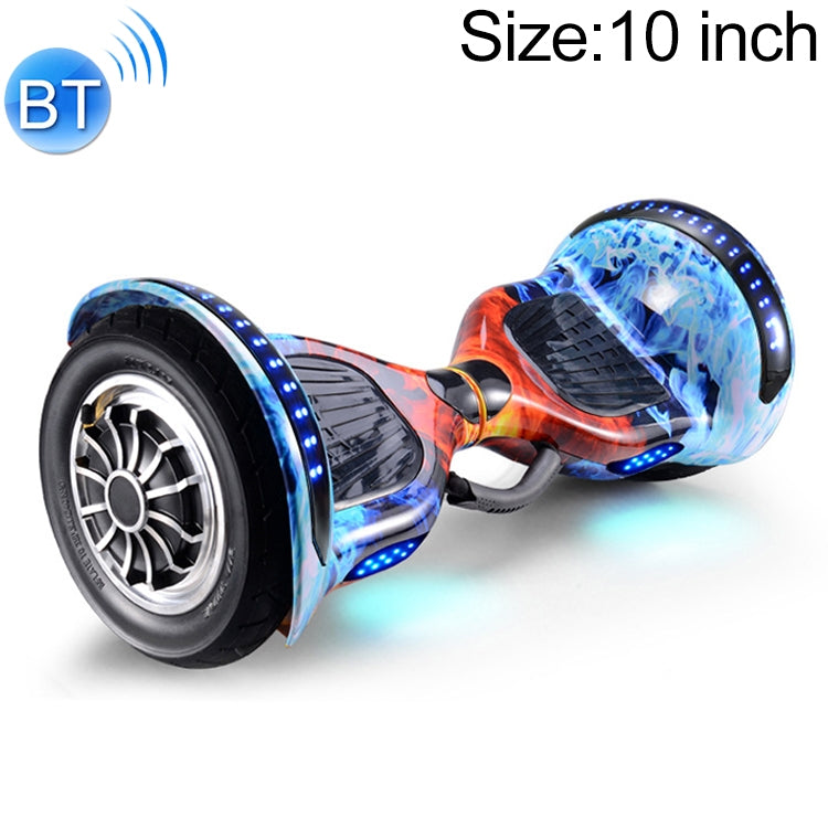 High Configuration Version Bluetooth Marquee Light Electric Balance Car Scooter for Children and Adult, with 10 inch Non-luminous Wheels