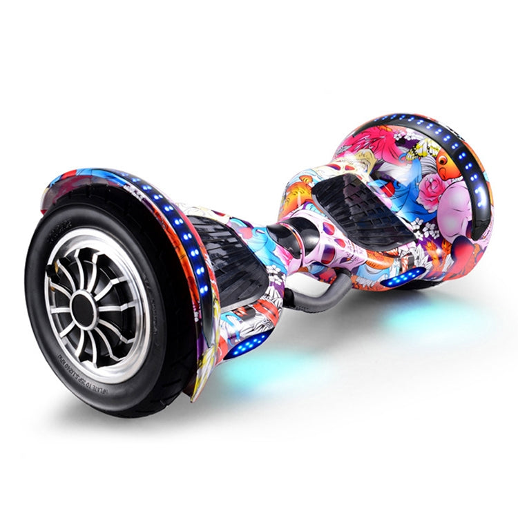 High Configuration Version Bluetooth Marquee Light Electric Balance Car Scooter for Children and Adult, with 10 inch Non-luminous Wheels