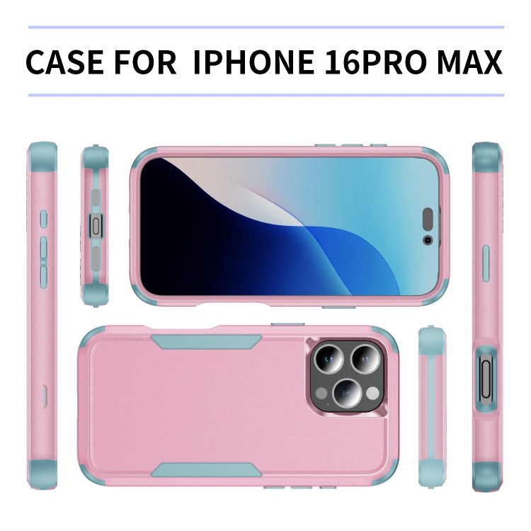 For iPhone 16 Pro Max Commuter Shockproof TPU + PC Phone Case