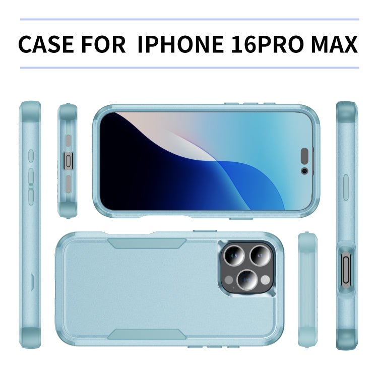 For iPhone 16 Pro Max Commuter Shockproof TPU + PC Phone Case