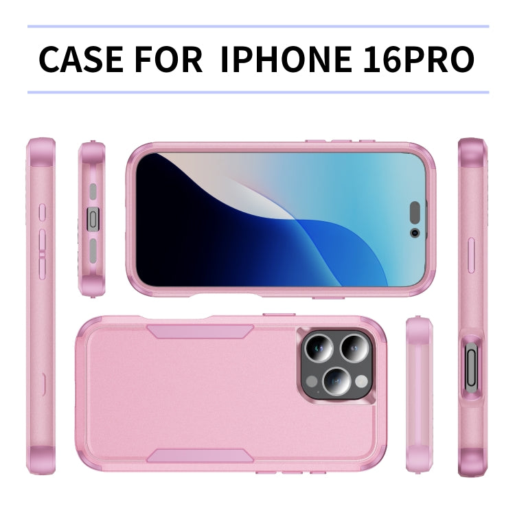 For iPhone 16 Pro Commuter Shockproof TPU + PC Phone Case