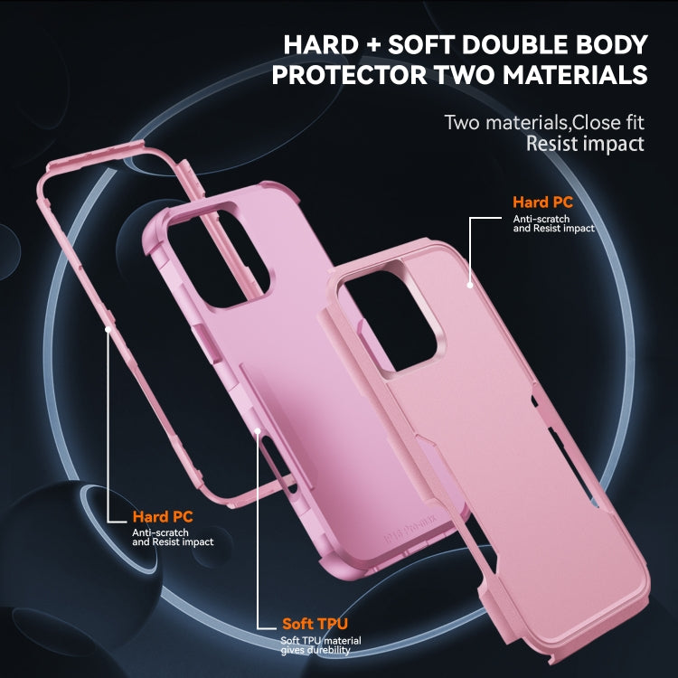 For iPhone 16 Pro Commuter Shockproof TPU + PC Phone Case