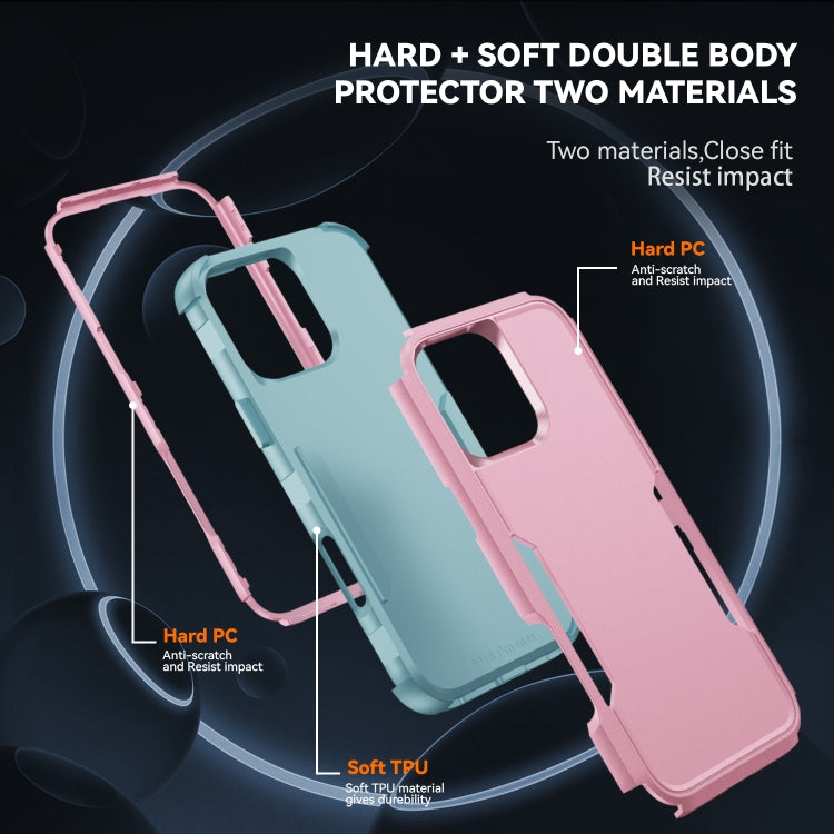 For iPhone 16 Pro Commuter Shockproof TPU + PC Phone Case