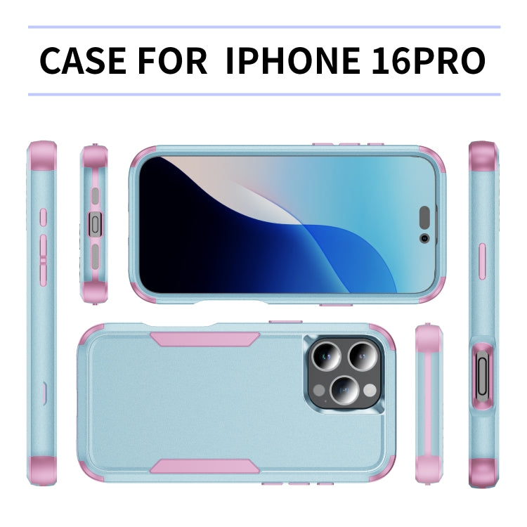 For iPhone 16 Pro Commuter Shockproof TPU + PC Phone Case