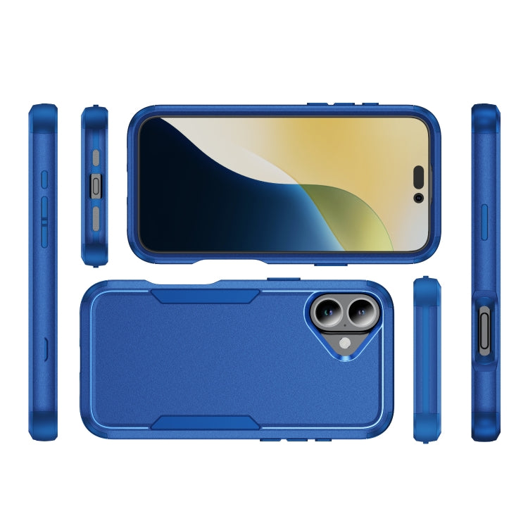 For iPhone 16 Plus Commuter Shockproof TPU + PC Phone Case