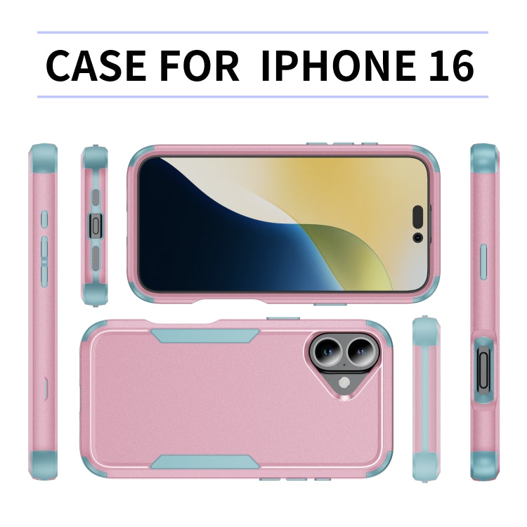 For iPhone 16 Commuter Shockproof TPU + PC Phone Case