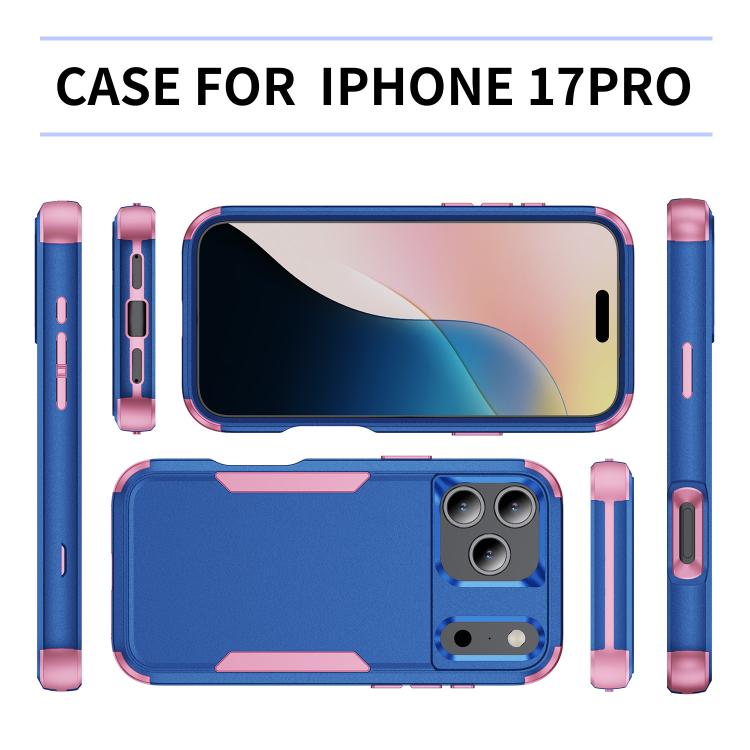 For iPhone 17 Pro Commuter Shockproof TPU + PC Phone Case