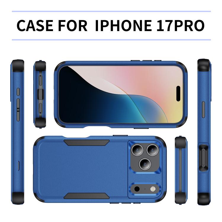 For iPhone 17 Pro Commuter Shockproof TPU + PC Phone Case