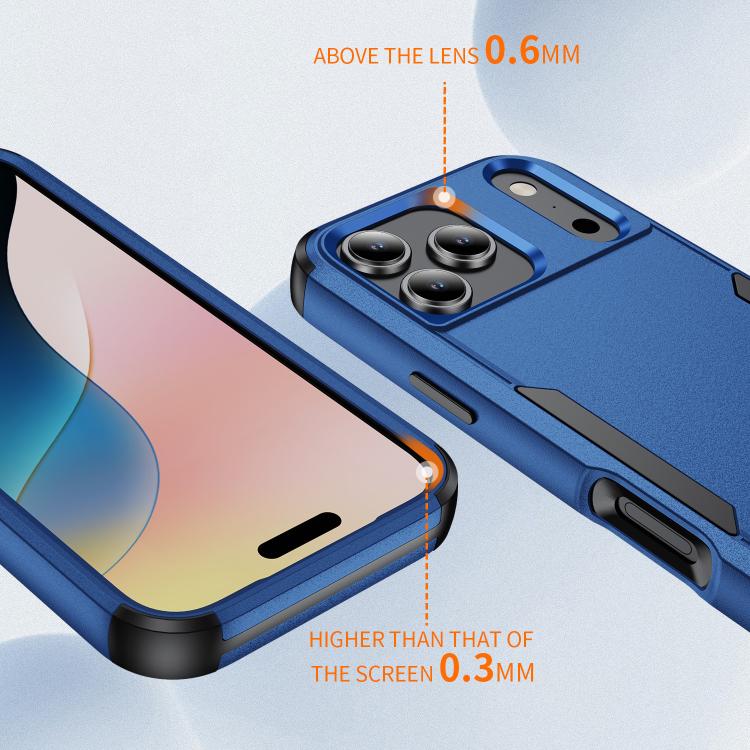 For iPhone 17 Pro Commuter Shockproof TPU + PC Phone Case