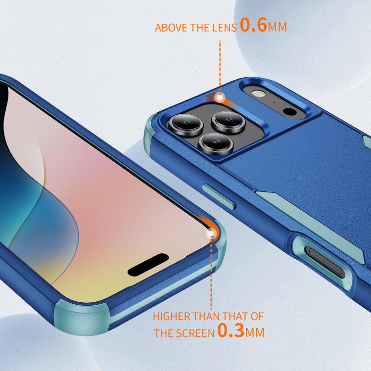 For iPhone 17 Pro Commuter Shockproof TPU + PC Phone Case