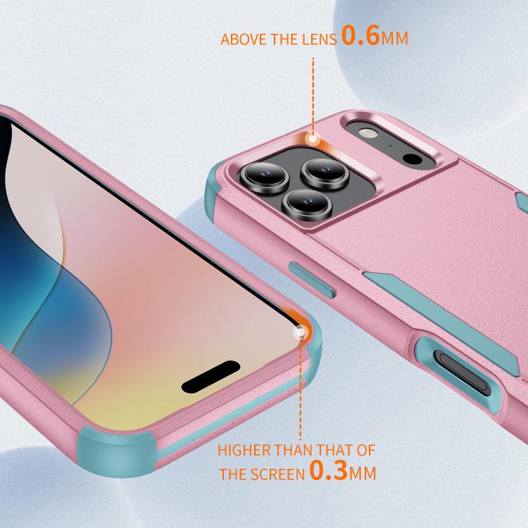 For iPhone 17 Pro Commuter Shockproof TPU + PC Phone Case