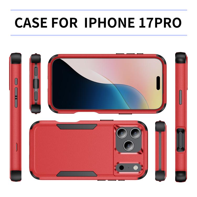For iPhone 17 Pro Commuter Shockproof TPU + PC Phone Case