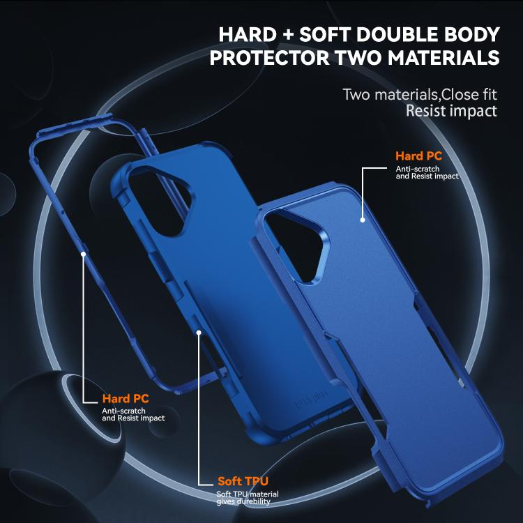 For iPhone 17 Commuter Shockproof TPU + PC Phone Case