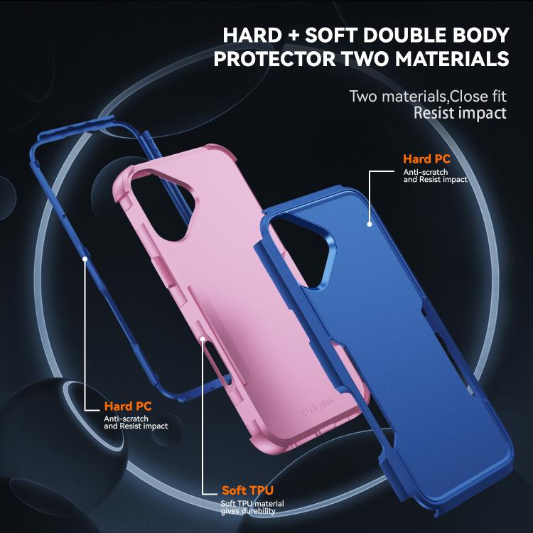 For iPhone 17 Commuter Shockproof TPU + PC Phone Case
