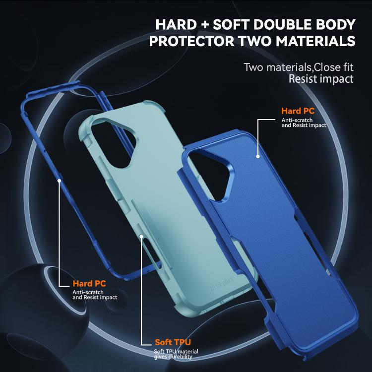 For iPhone 17 Commuter Shockproof TPU + PC Phone Case