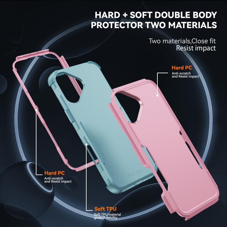 For iPhone 17 Commuter Shockproof TPU + PC Phone Case