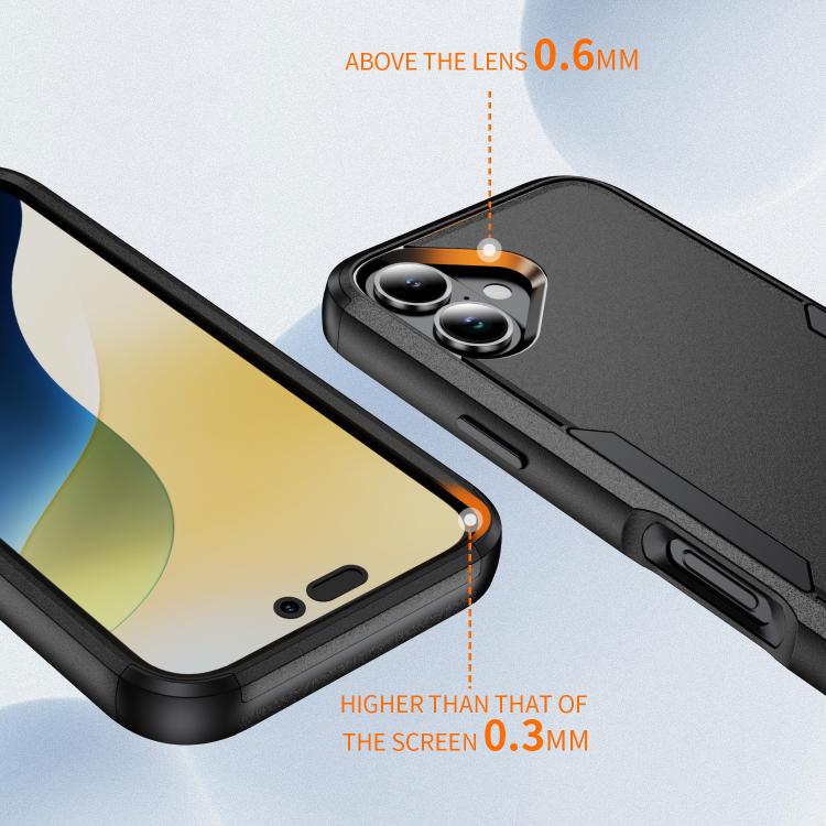 For iPhone 17 Commuter Shockproof TPU + PC Phone Case