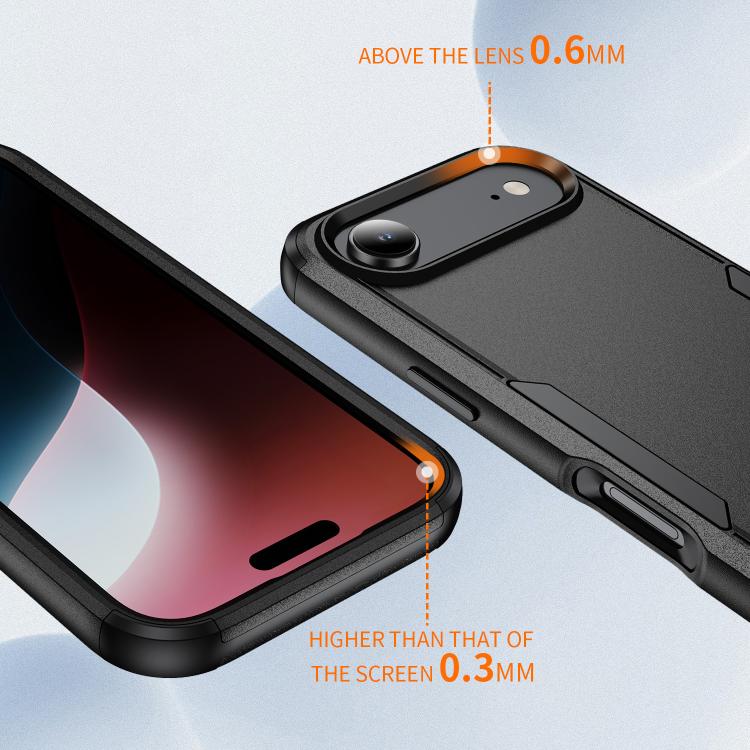 For iPhone Air Commuter Shockproof TPU + PC Phone Case