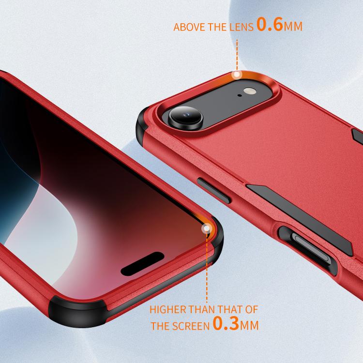For iPhone Air Commuter Shockproof TPU + PC Phone Case