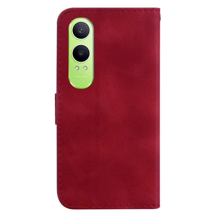 For OPPO K12x Seven-shaped Embossed Leather Phone Case