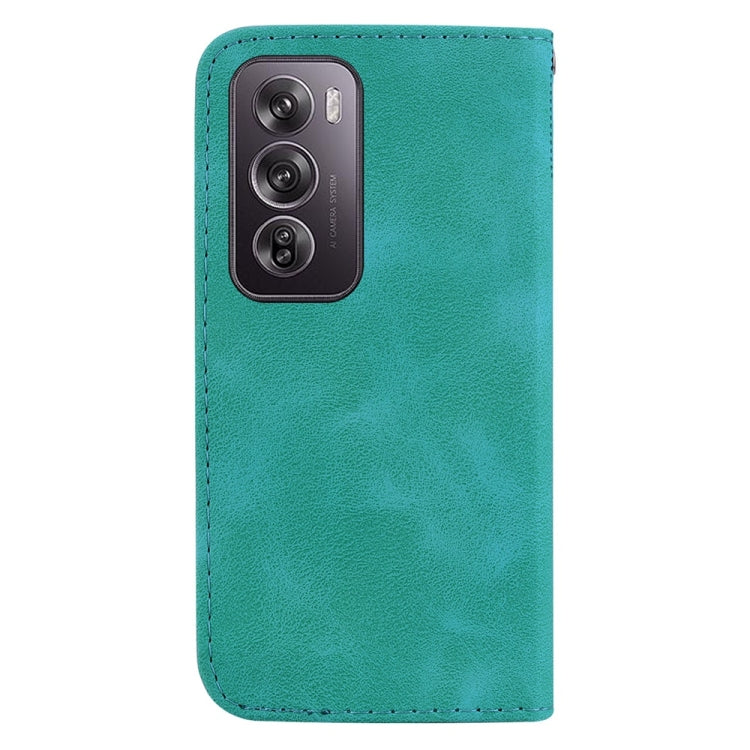 For OPPO Reno12 Pro 5G Global Seven-shaped Embossed Leather Phone Case