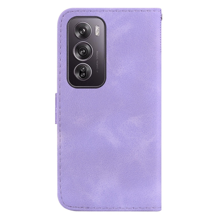 For OPPO Reno12 Pro 5G Global Seven-shaped Embossed Leather Phone Case