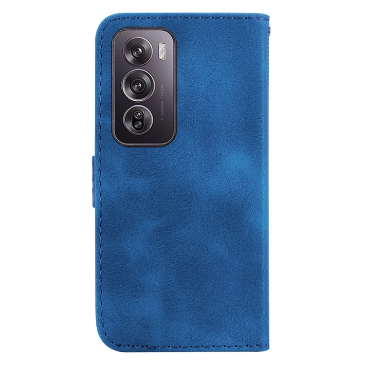 For OPPO Reno12 Pro 5G Global Seven-shaped Embossed Leather Phone Case