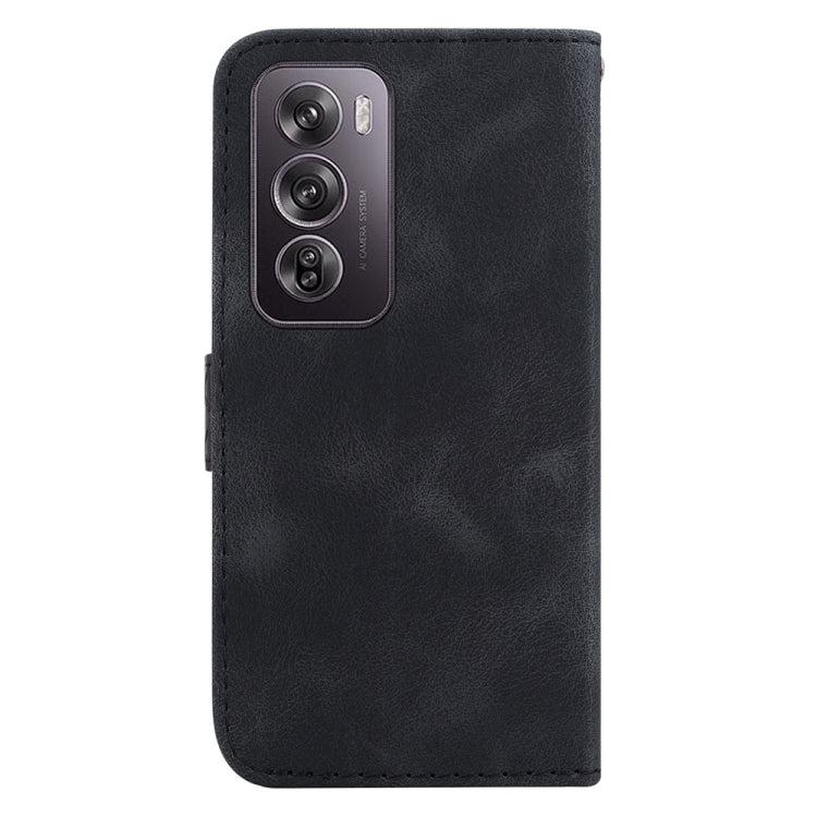 For OPPO Reno12 Pro 5G Global Seven-shaped Embossed Leather Phone Case