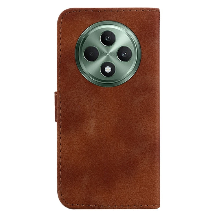 For OPPO Reno12 F 5G Seven-shaped Embossed Leather Phone Case