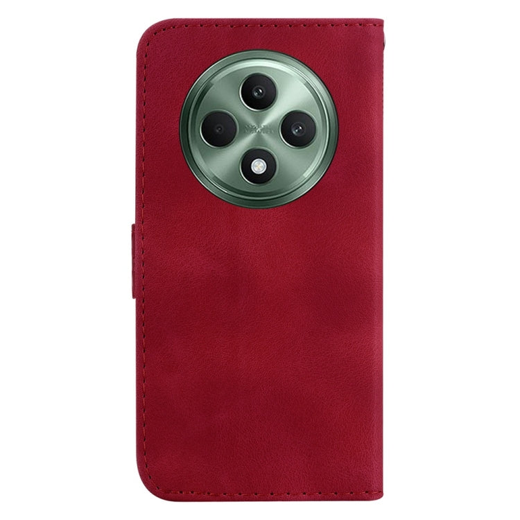 For OPPO Reno12 F 5G Seven-shaped Embossed Leather Phone Case