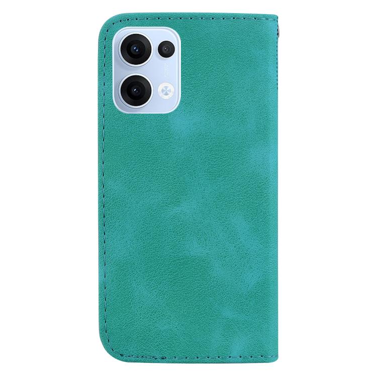 For OPPO Reno13 Global Seven-shaped Embossed Leather Phone Case