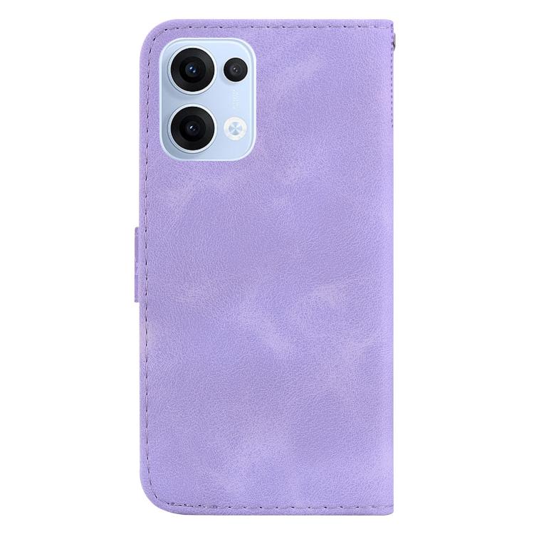 For OPPO Reno13 Global Seven-shaped Embossed Leather Phone Case