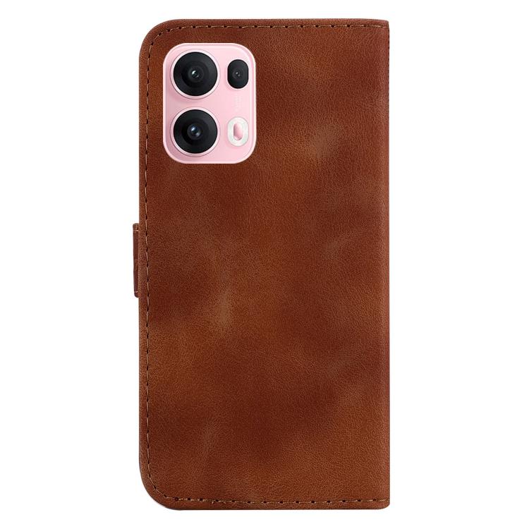 For OPPO Reno13 Pro Global Seven-shaped Embossed Leather Phone Case