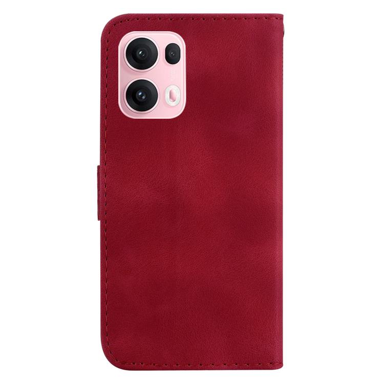 For OPPO Reno13 Pro Global Seven-shaped Embossed Leather Phone Case
