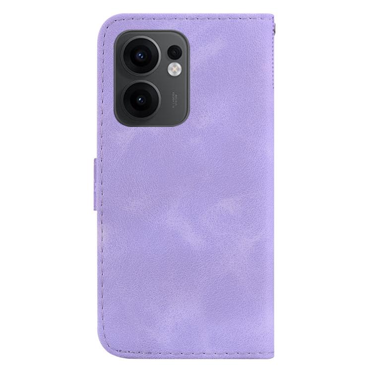 For OPPO Reno13 F 4G / 5G Seven-shaped Embossed Leather Phone Case