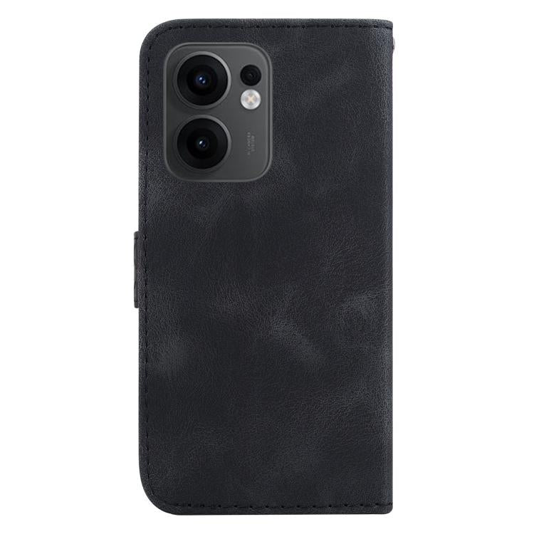 For OPPO Reno13 F 4G / 5G Seven-shaped Embossed Leather Phone Case